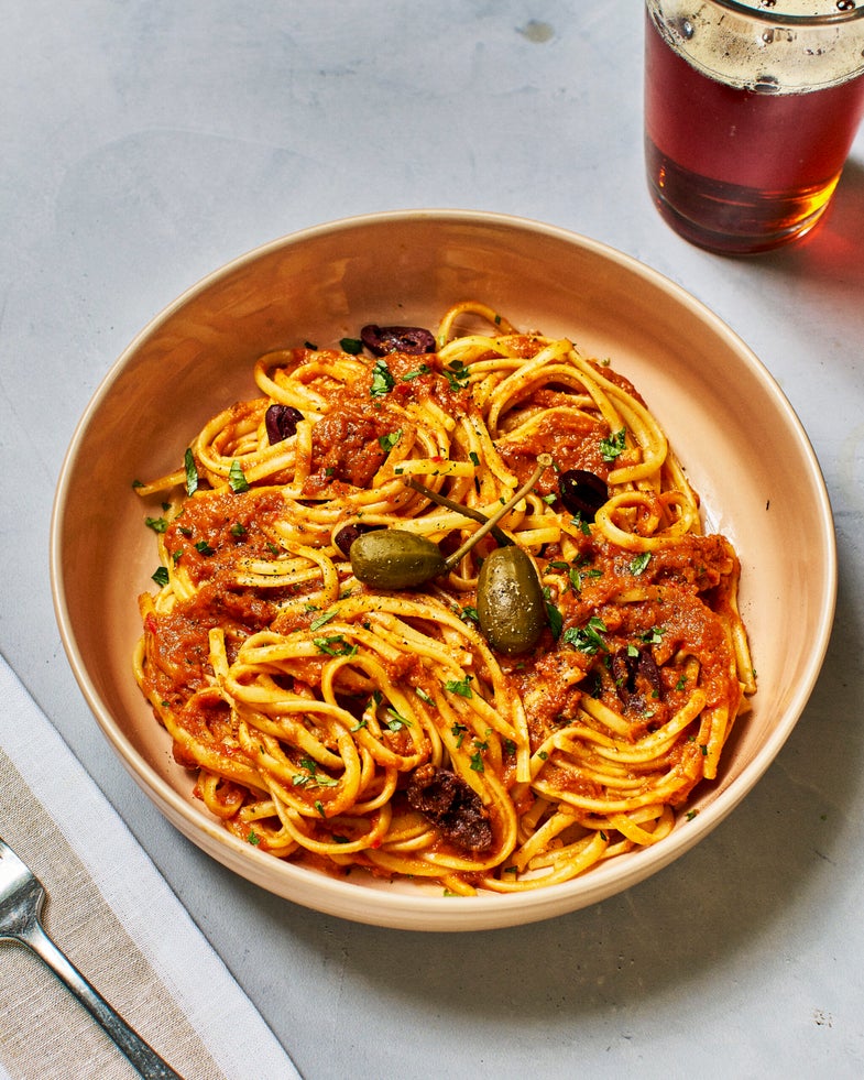 Pasta with Spicy Tomato-Beer Sauce