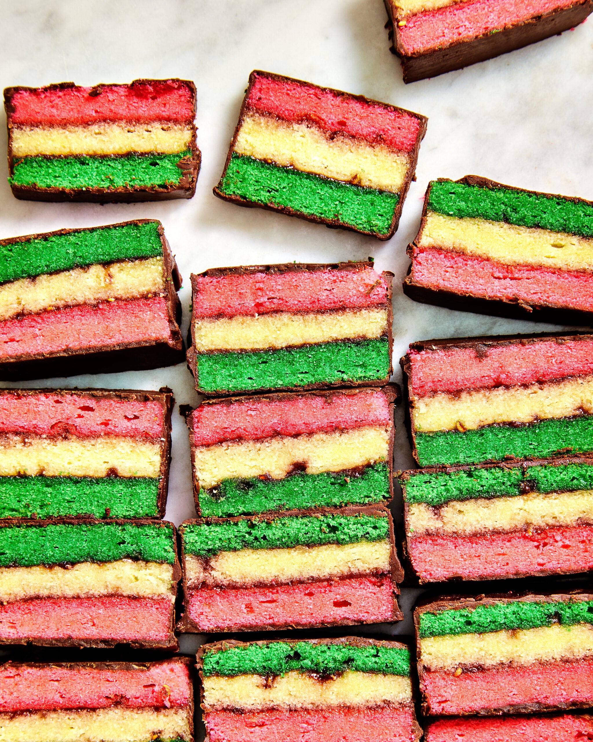 Tri-Color Cake | Recipes