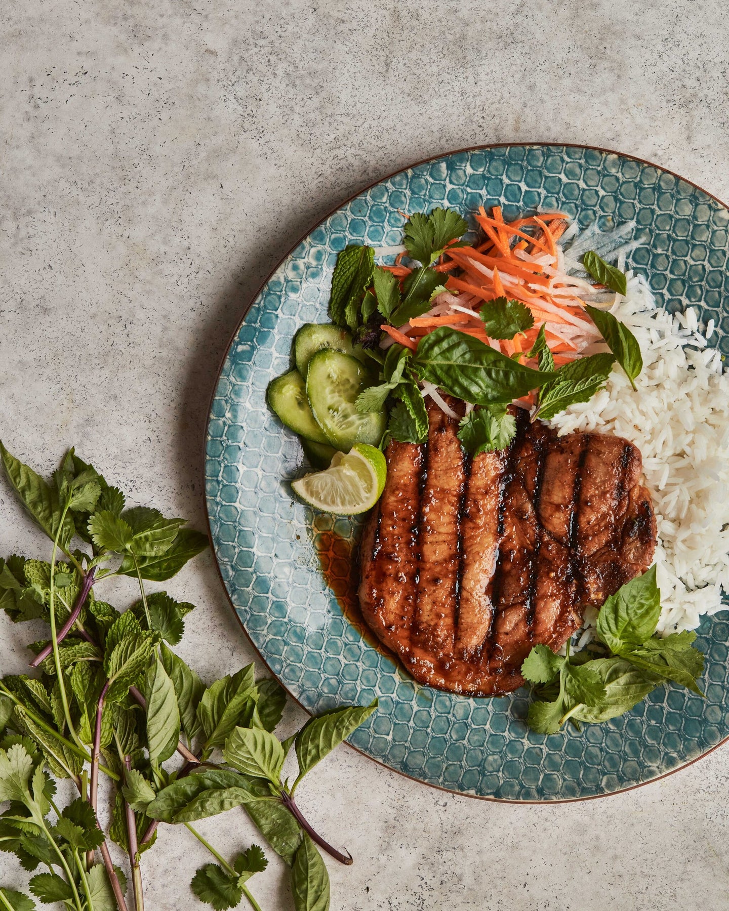 Vietnamese grilled pork chops