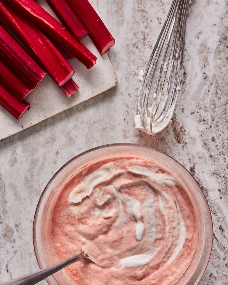 Rhubarb Mousse