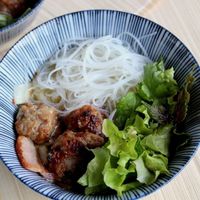 Vietnamese Pork Meatball and Noodle Salad Bun Cha