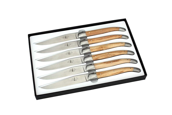Multi-Colored Laguiole Steak Knives, set of 6 - Whisk