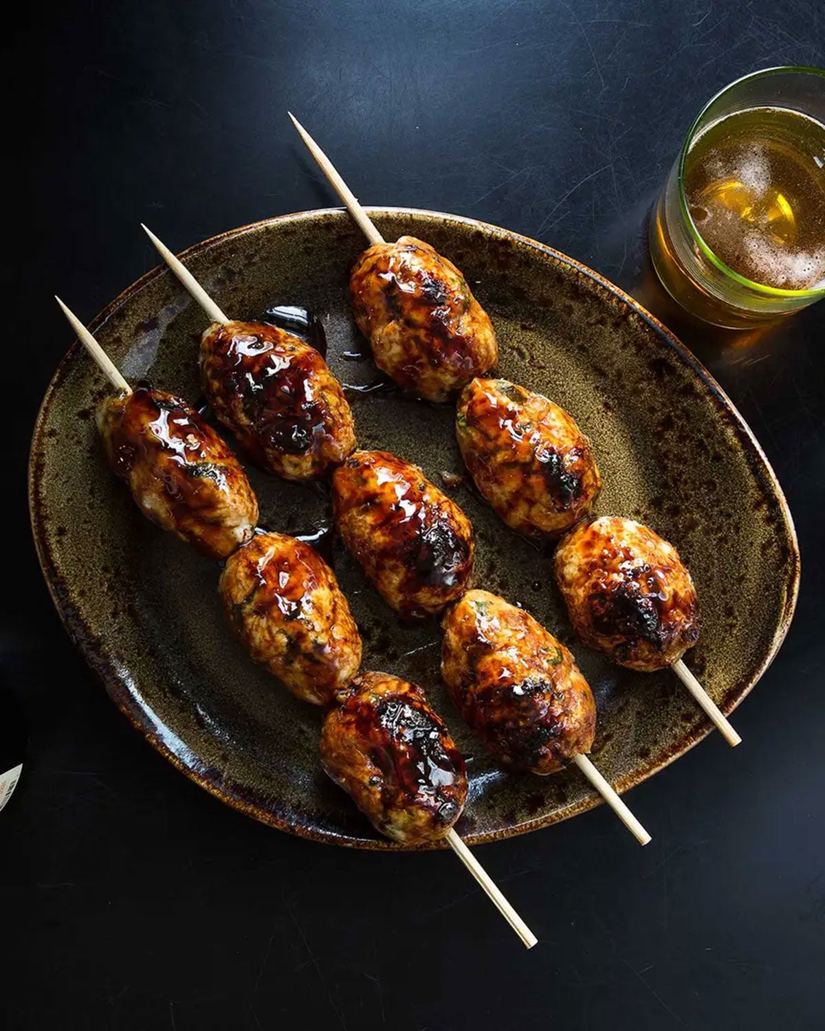 Japanese Grilled Chicken Meatballs (Tsukune)