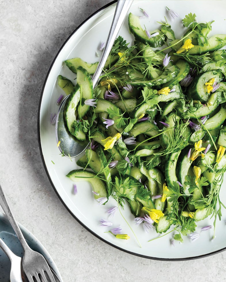 Danish Salted Cucumber Salad