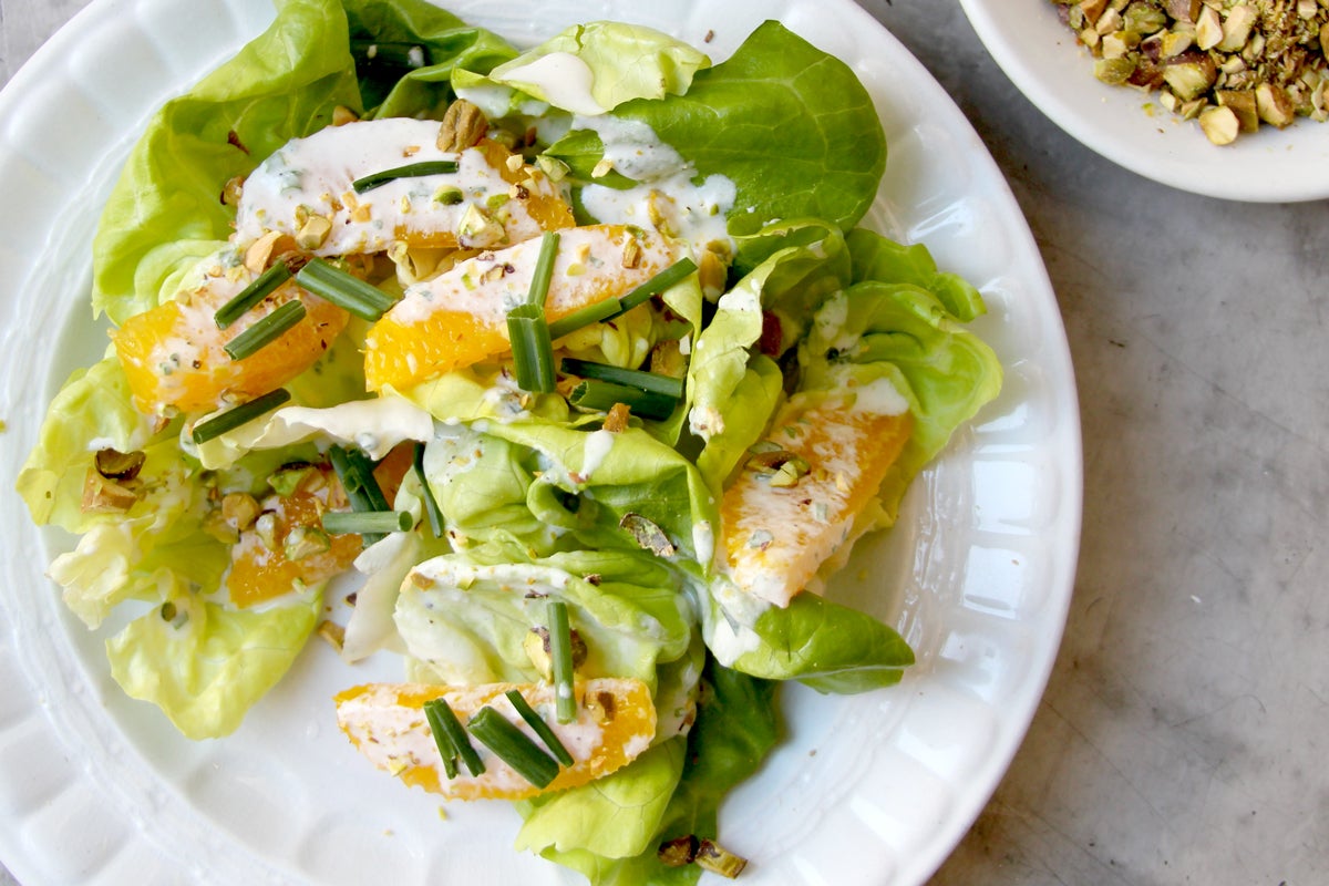 orange dressing for green salad