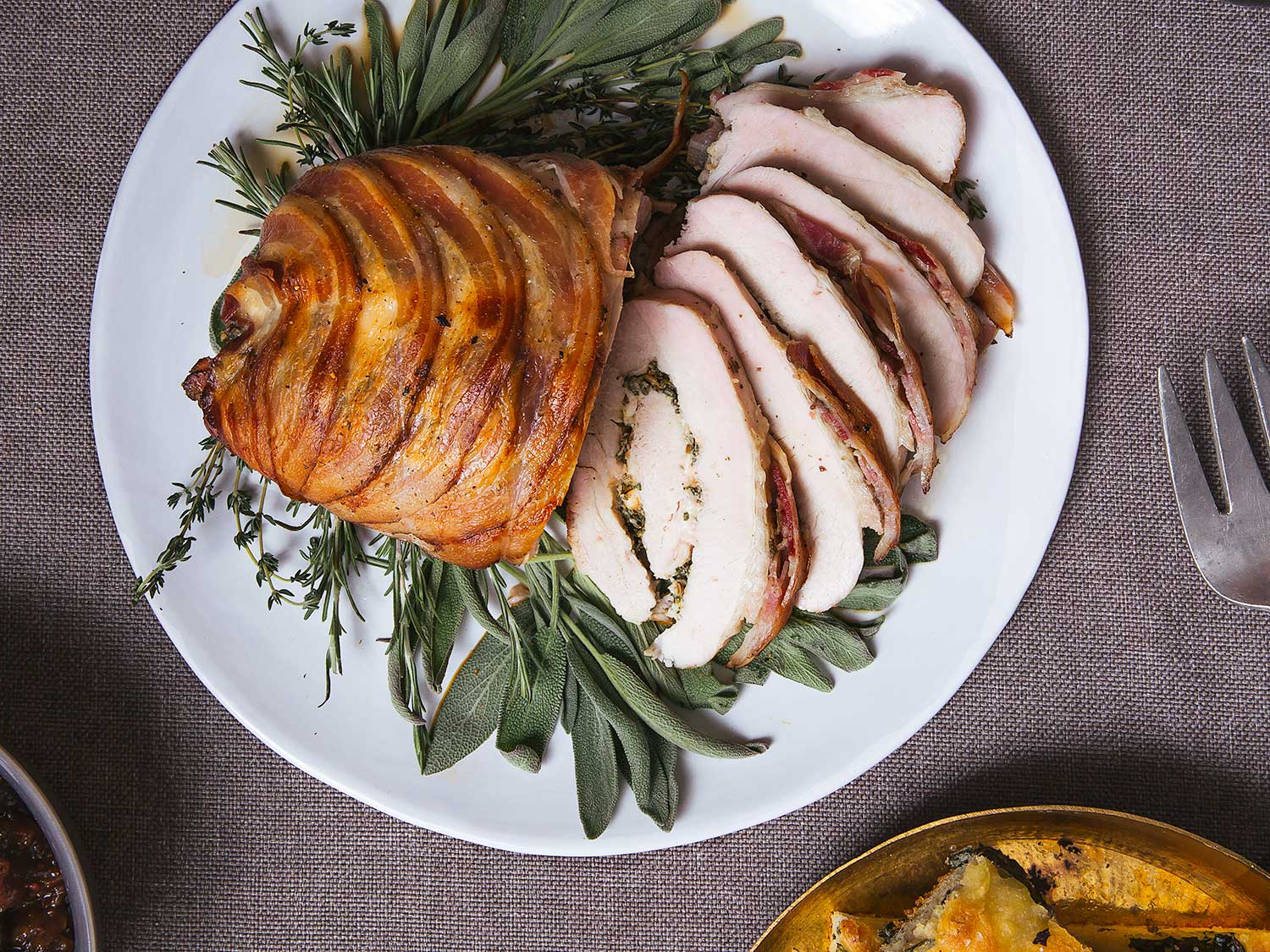 Pancetta-Wrapped Roast Turkey Breast (Turketta) | Saveur