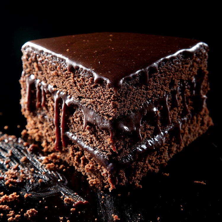 Double Chocolate Layer Cake Recipe | Epicurious