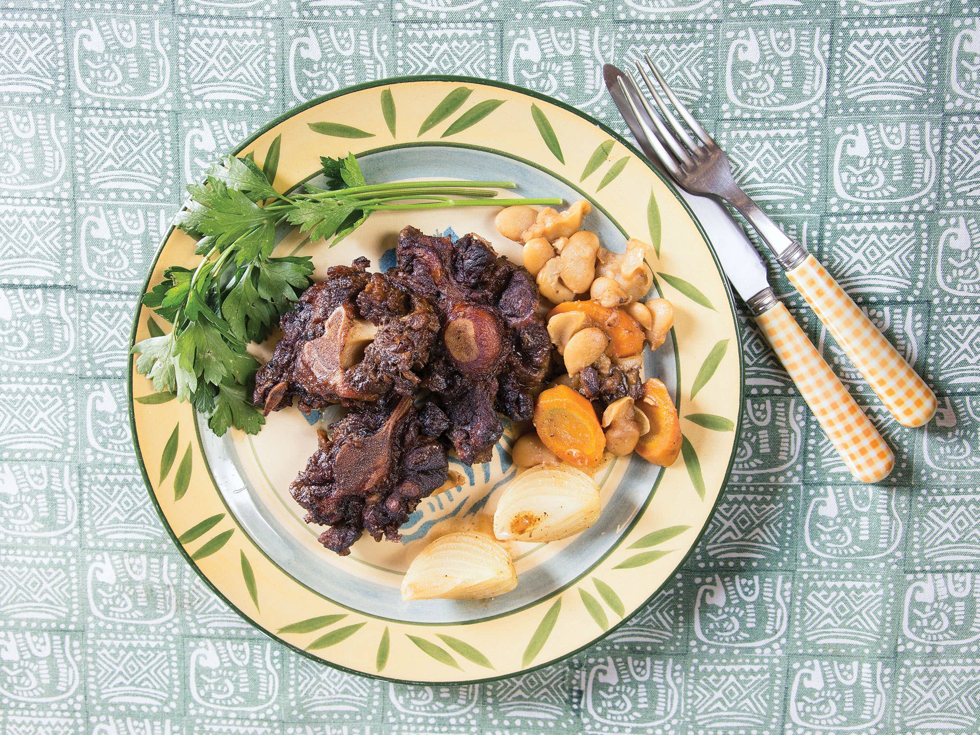 Braised Oxtail With Butter Beans Saveur