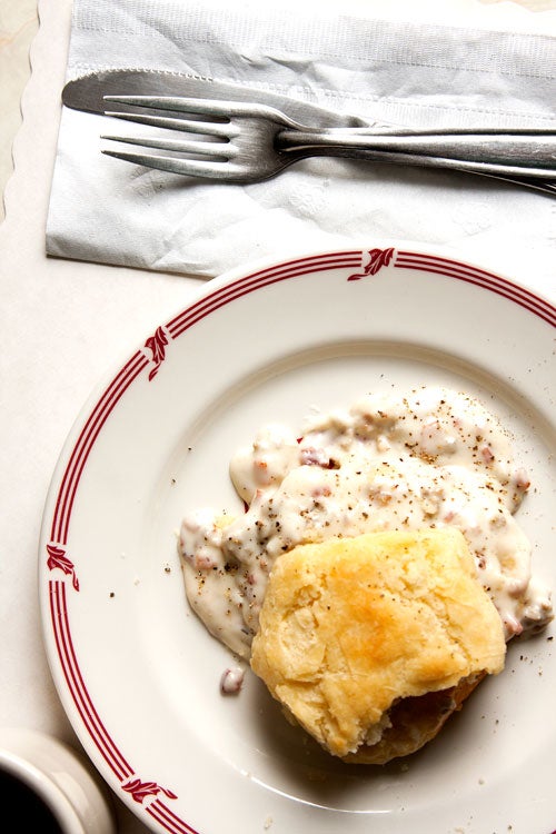 Biscuits with Sawmill Gravy