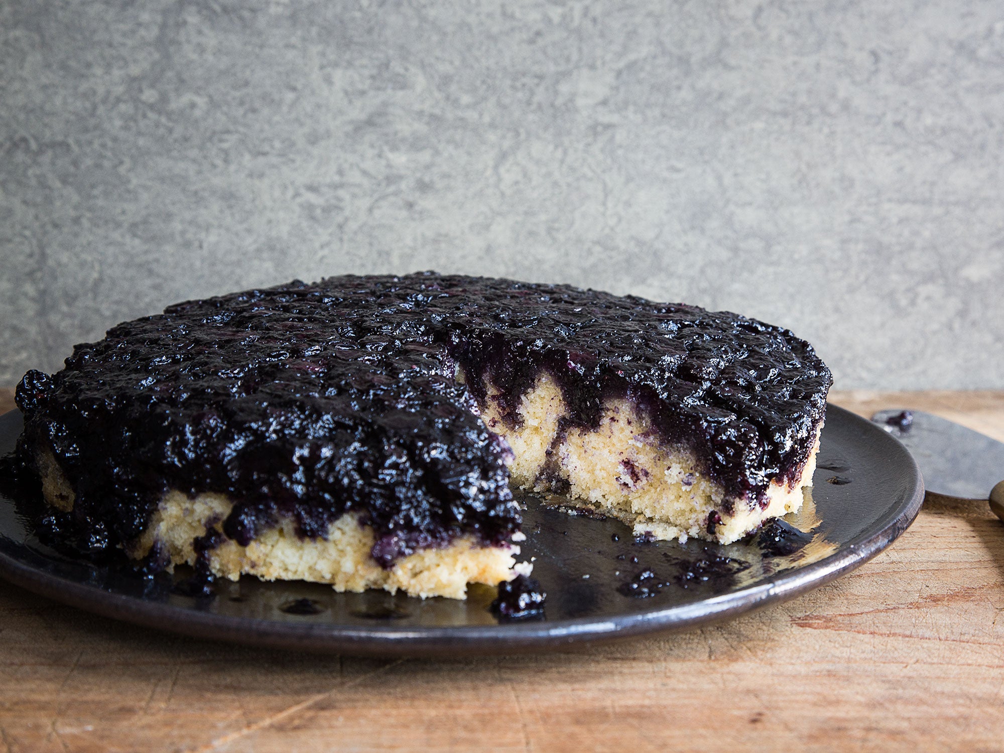 Blueberry Upside Down Cake Saveur