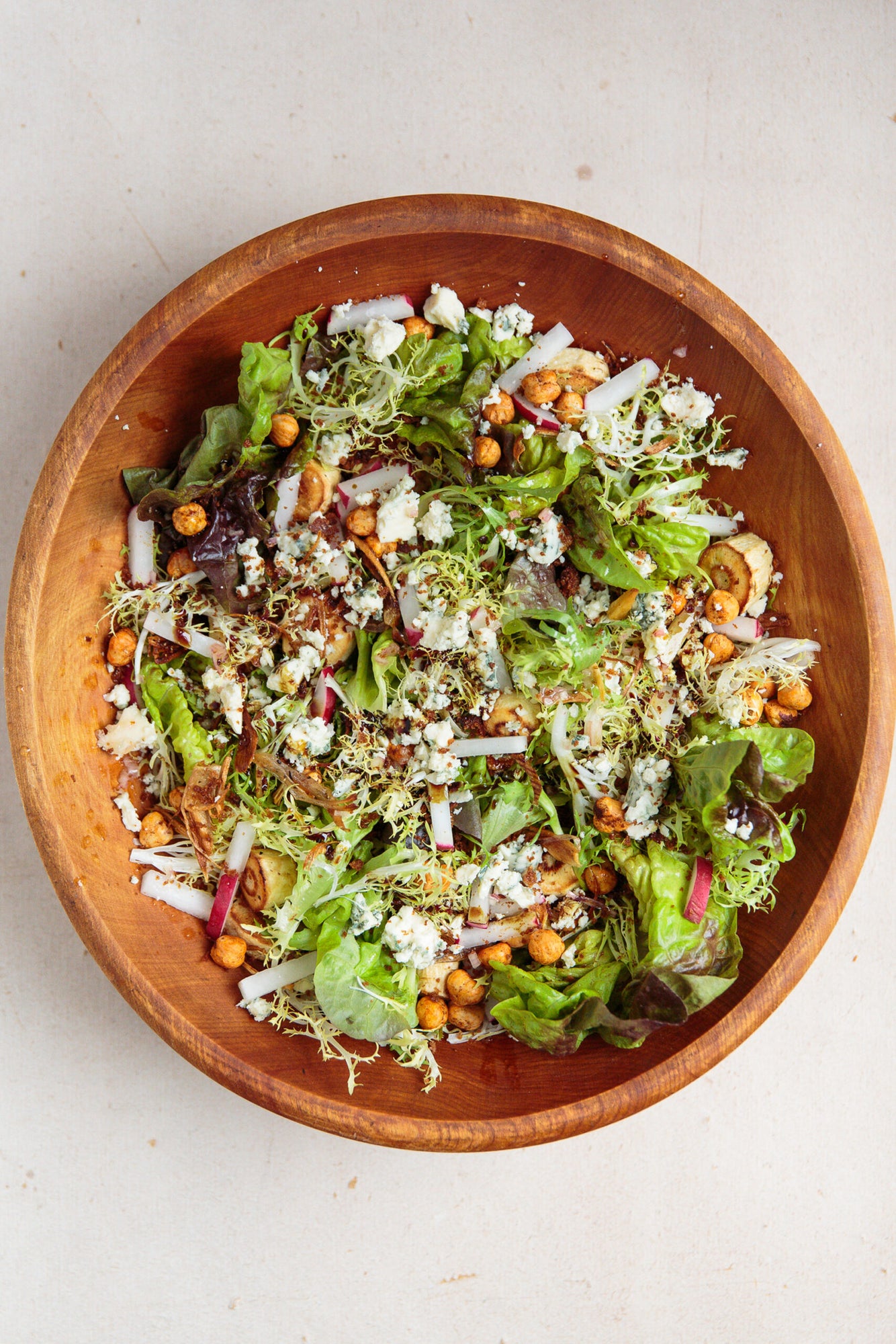 Roasted Parsnip Salad with Hazelnuts, Blue Cheese, and Wheat Beer ...