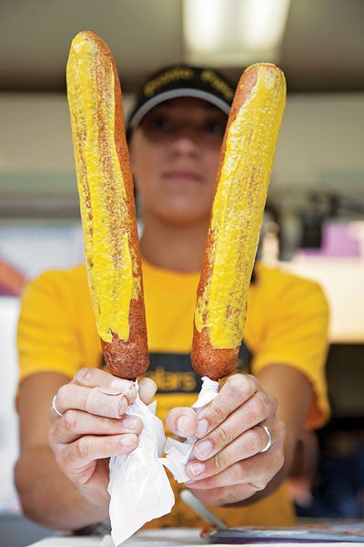 State fair corn dog sale batter