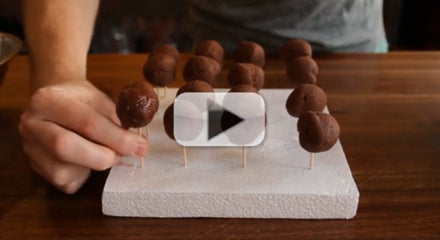 best way to dip cookie balls in chocolate