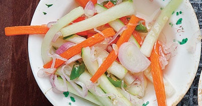 Acar Timun Javanese Cucumber And Carrot Pickle