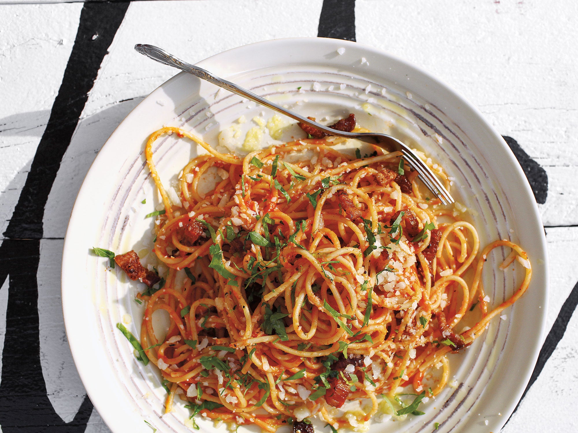 Spaghetti all&amp;#39;Amatriciana | Saveur