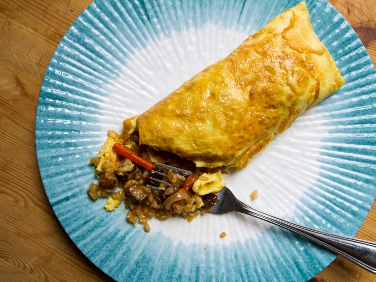 Fried Rice Omelette Saveur