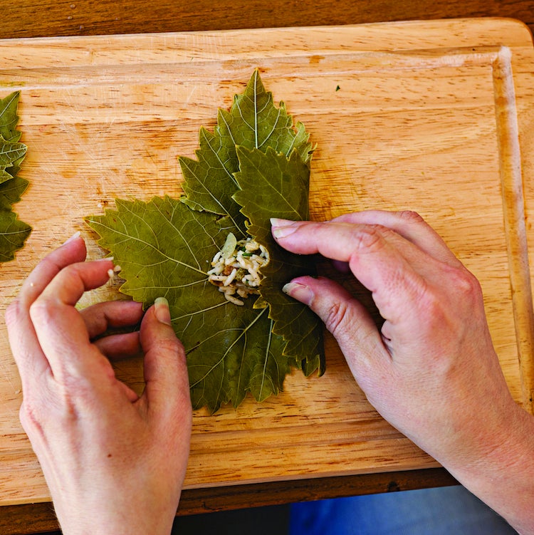 how-to-stuff-grape-leaves-saveur