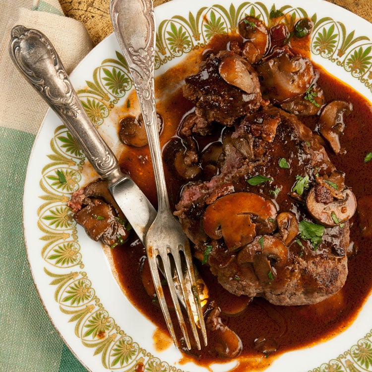 Hamburg Steaks With Mushroom Gravy Saveur