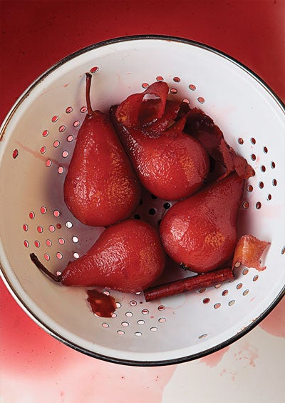 Port Wine-Poached Pears | Saveur