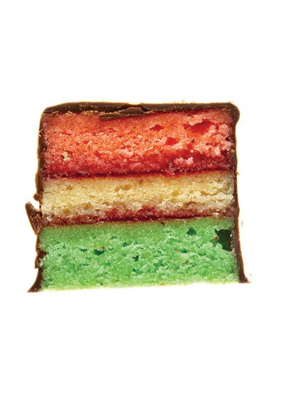 A Kitchen In Brooklyn: Sasha's Kitchen: Tri-Colored Classic Rainbow Cookies