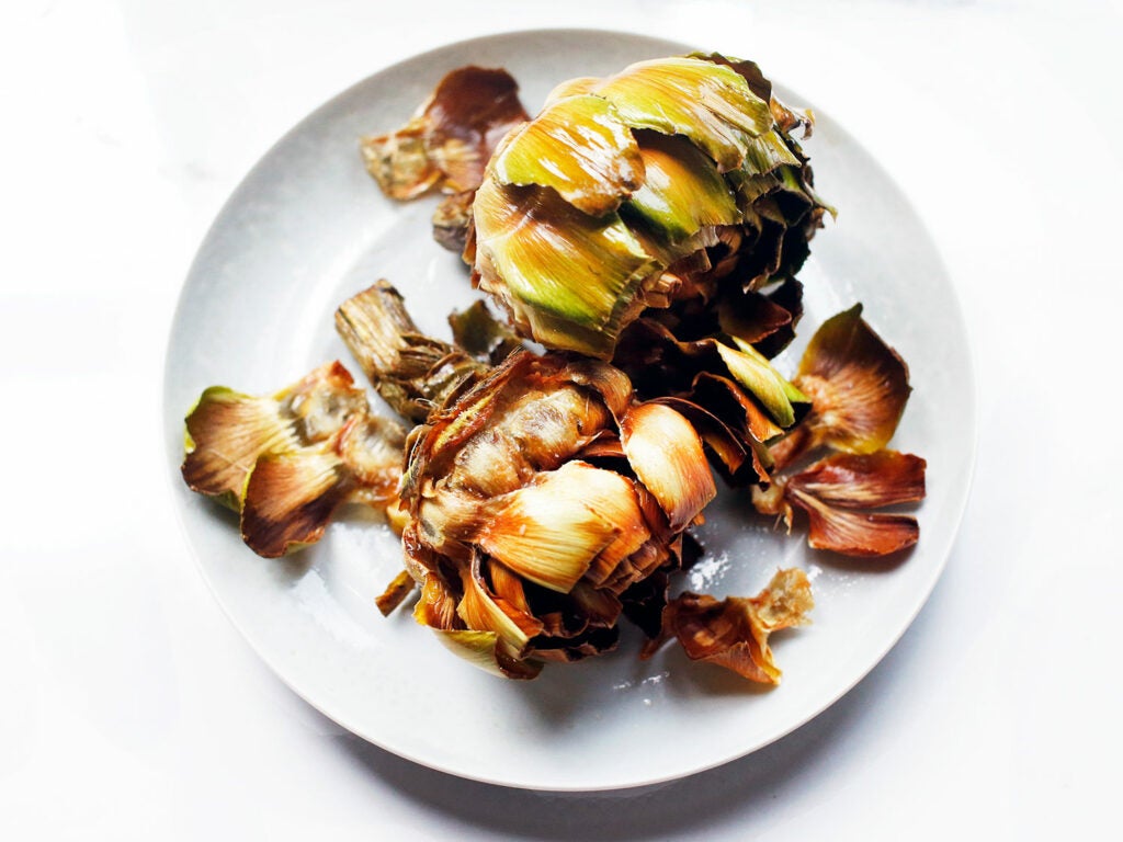 Fried Whole Artichokes Saveur