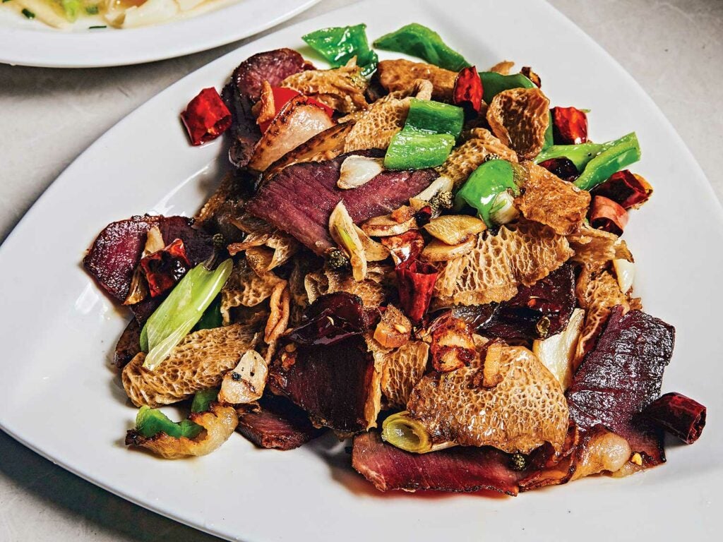 Chinese Bacon and Morel Mushroom Stir-Fry