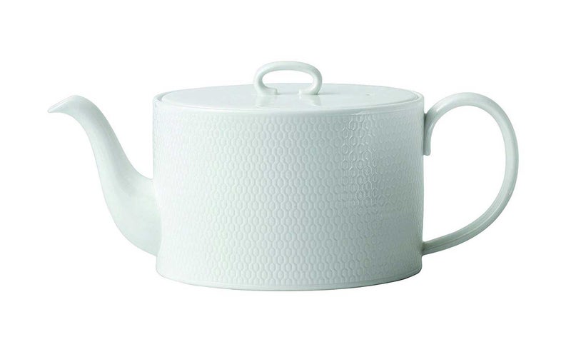 Wedgwood Gio Teapots, 3.8", White