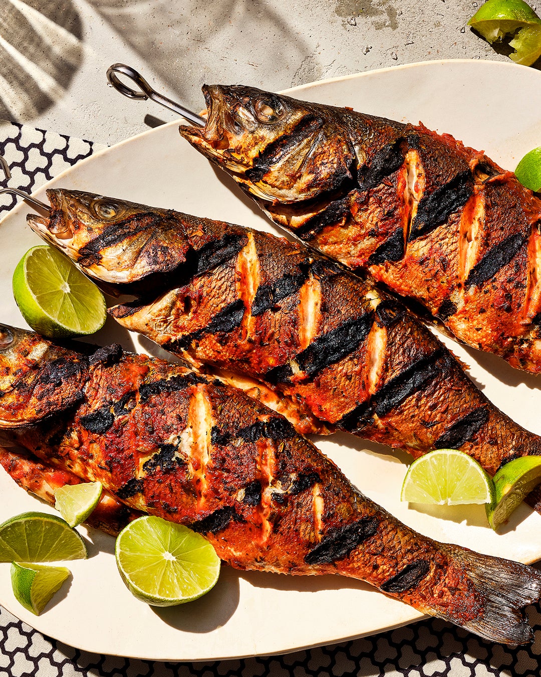 Pescado Embarazado Grilled Fish Skewers