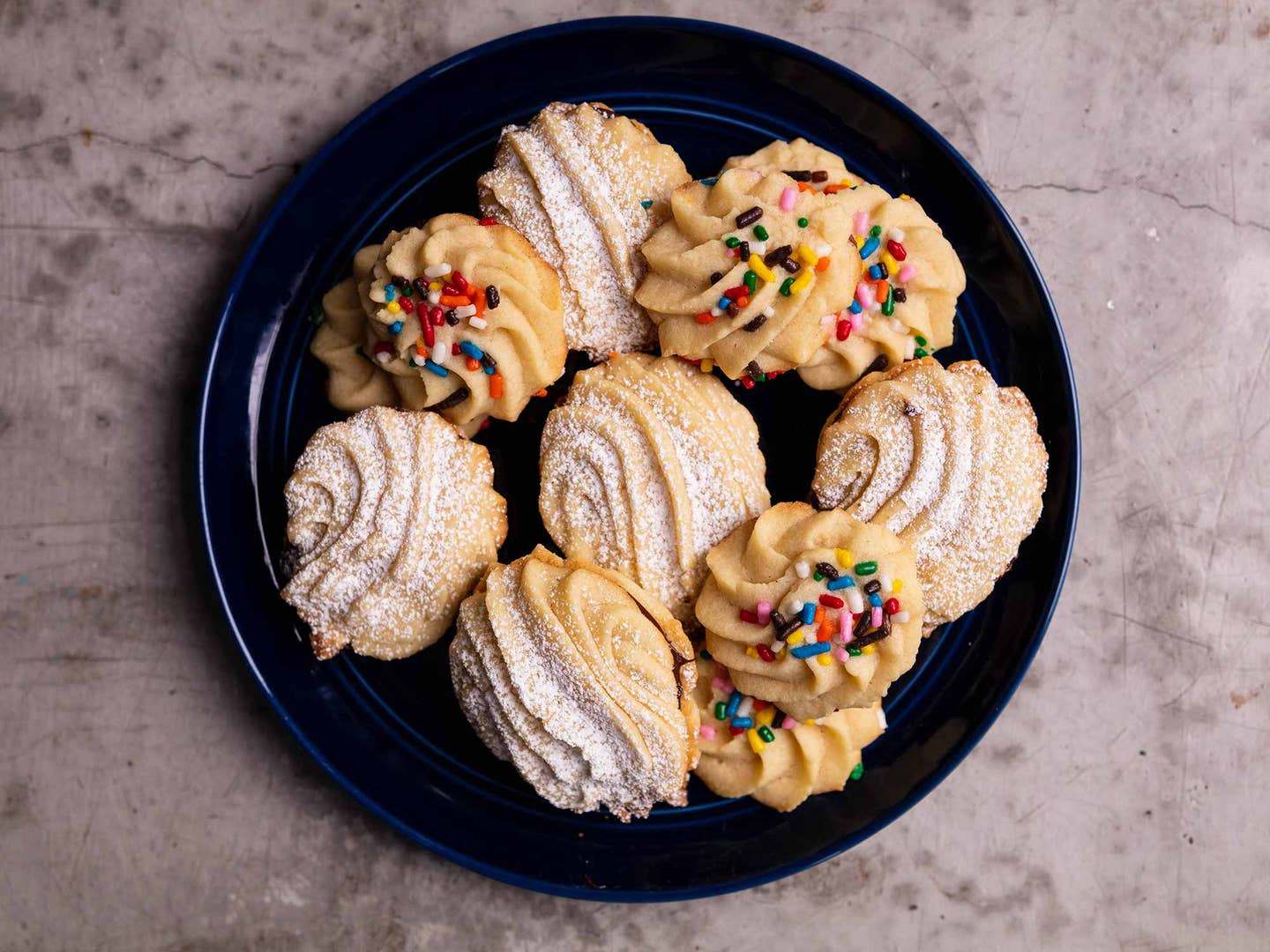 3 ingredient Piped Cookies  Butter Biscuits - Spices N Flavors