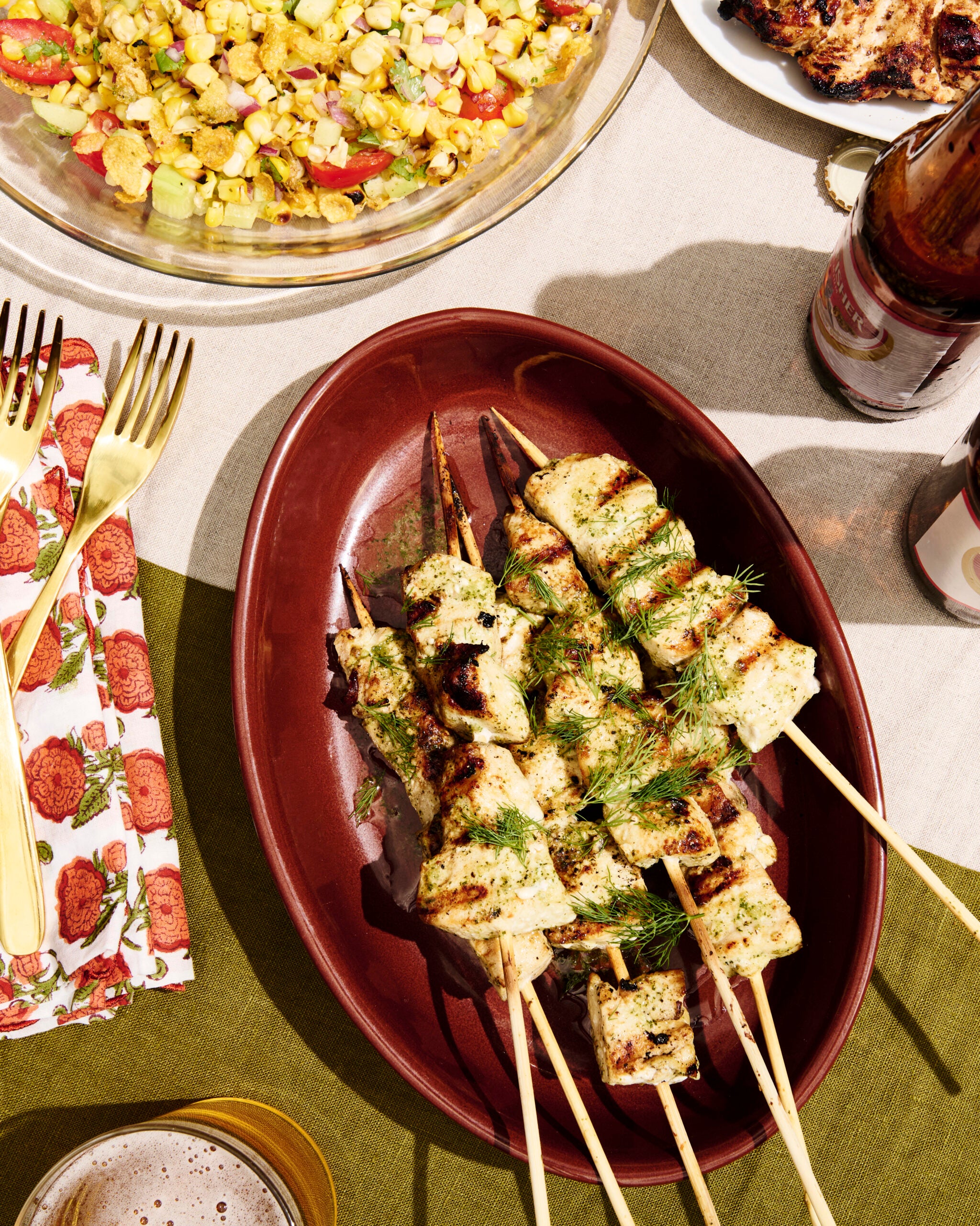 Grilled Swordfish Kebabs (Machli Kebabs)