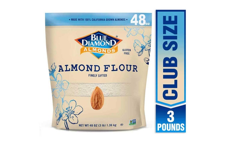 Blue Diamond Almond Flour, Gluten Free, Blanched, Finely Sifted 3 Pound bag