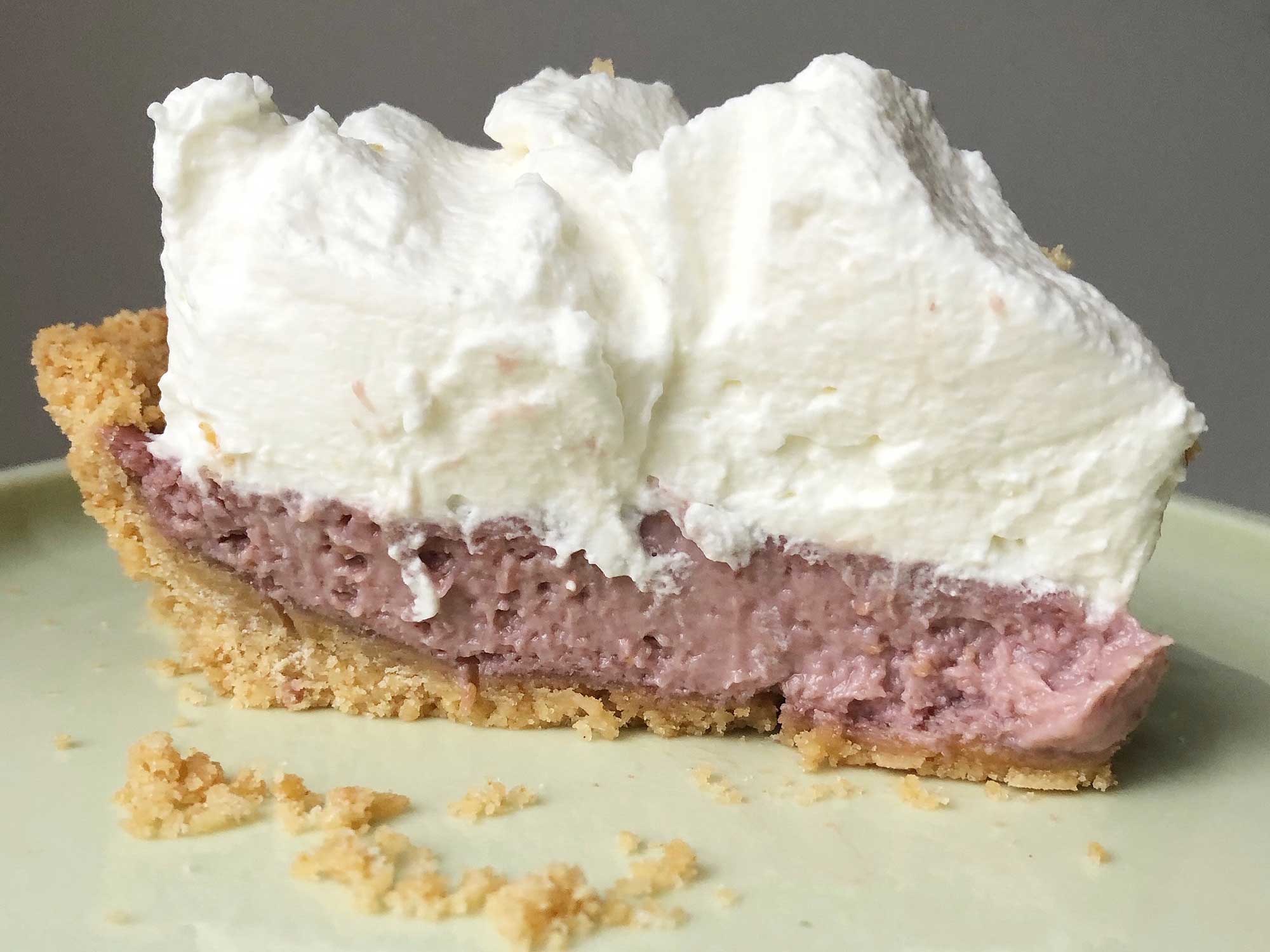 Rhubarb-Lime Icebox Pie