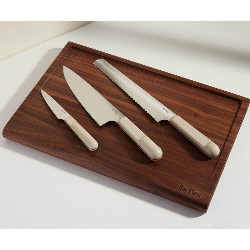 Saveur SELECTS 1026306 German Steel Forged 6-Piece Knife Set with Bamboo in Drawer Storage Knife Block