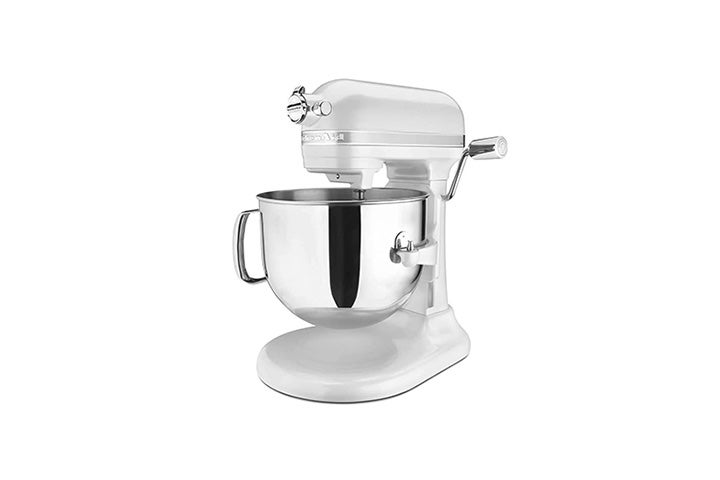 KitchenAid 6 Quart Professional 6500 Stand Mixer- Glass Bowl - Frosted Pearl