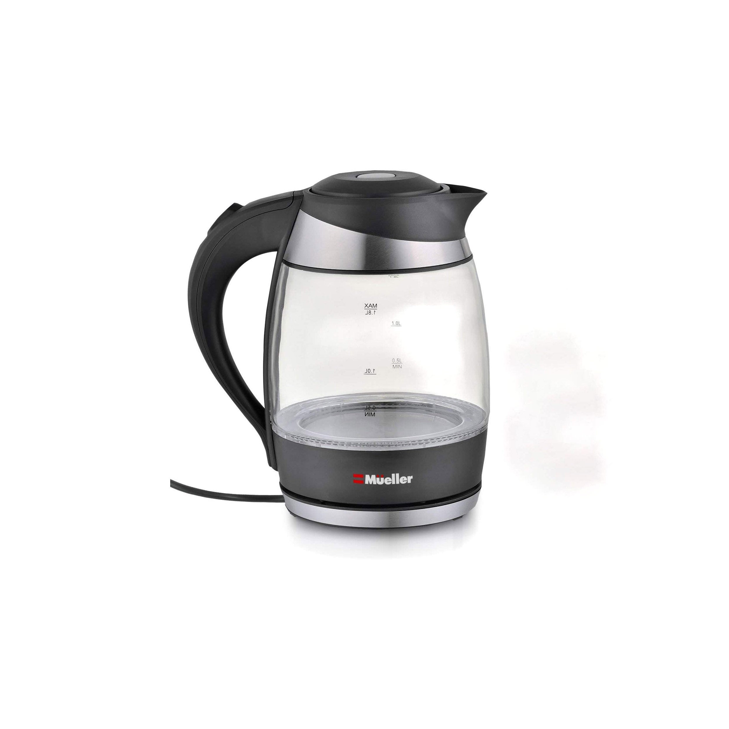 Electric Kettle, 1.7L Hot Water Kettles Upgraded One Wipe Clean