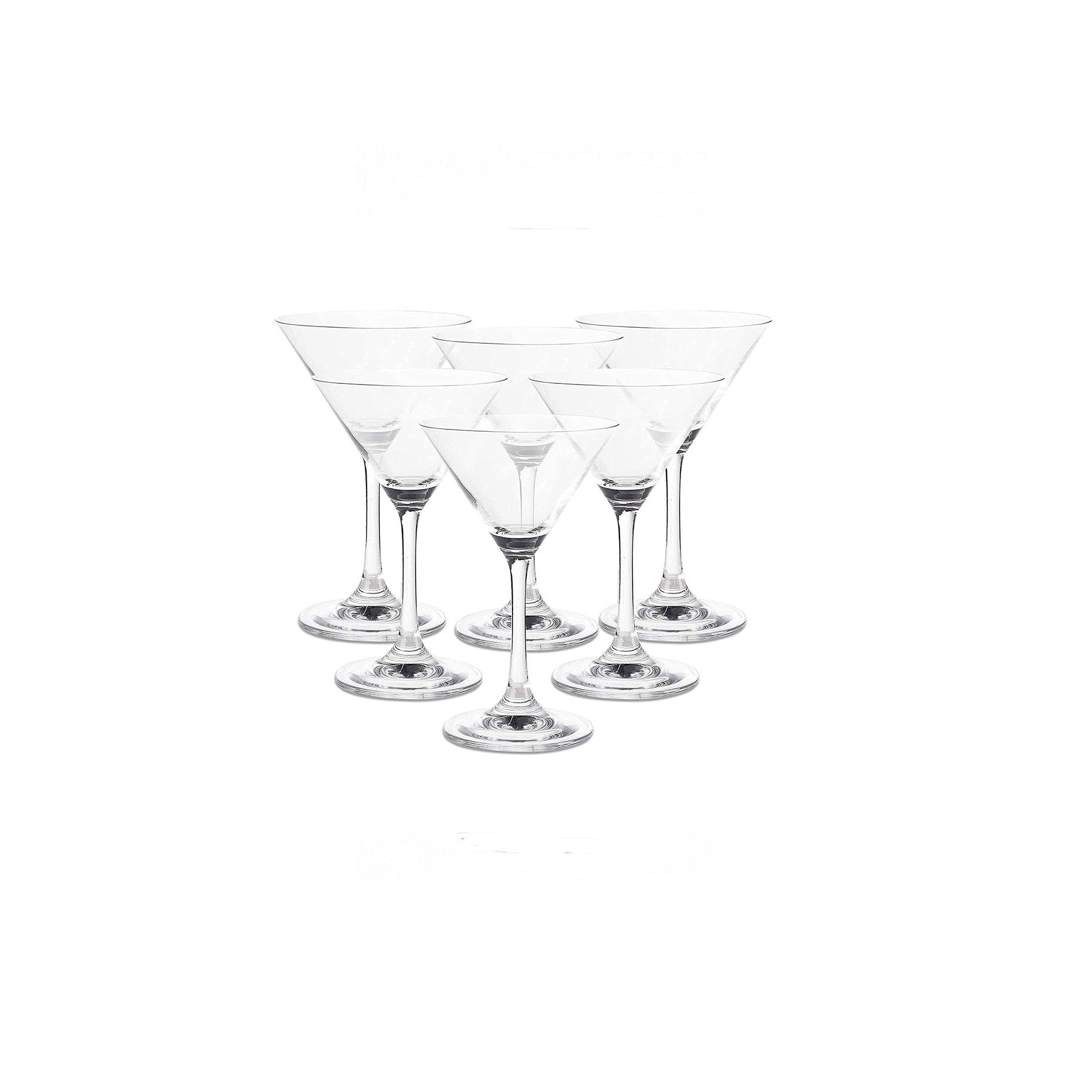 Vintage Set of 2 Martini Glasses Rounded