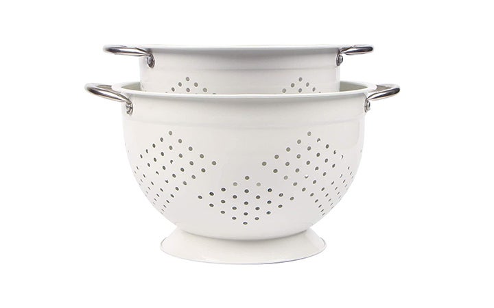 Best Colanders Set: Rorence Powder Coated Steel Colander