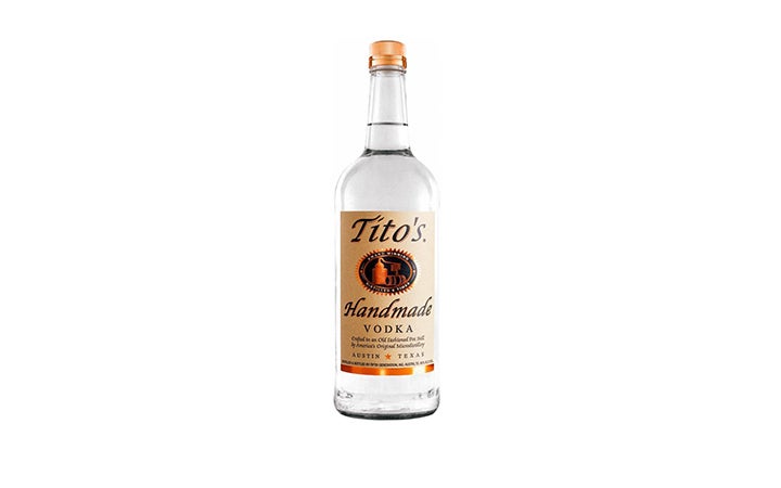 Best Vodkas Option Tito’s Handmade