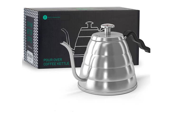 Miroco Gooseneck Electric Pour Over Kettle Review, Sleek and simple  gooseneck kettle with ergonomic 