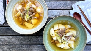 Toranguk (Korean Taro Soup)