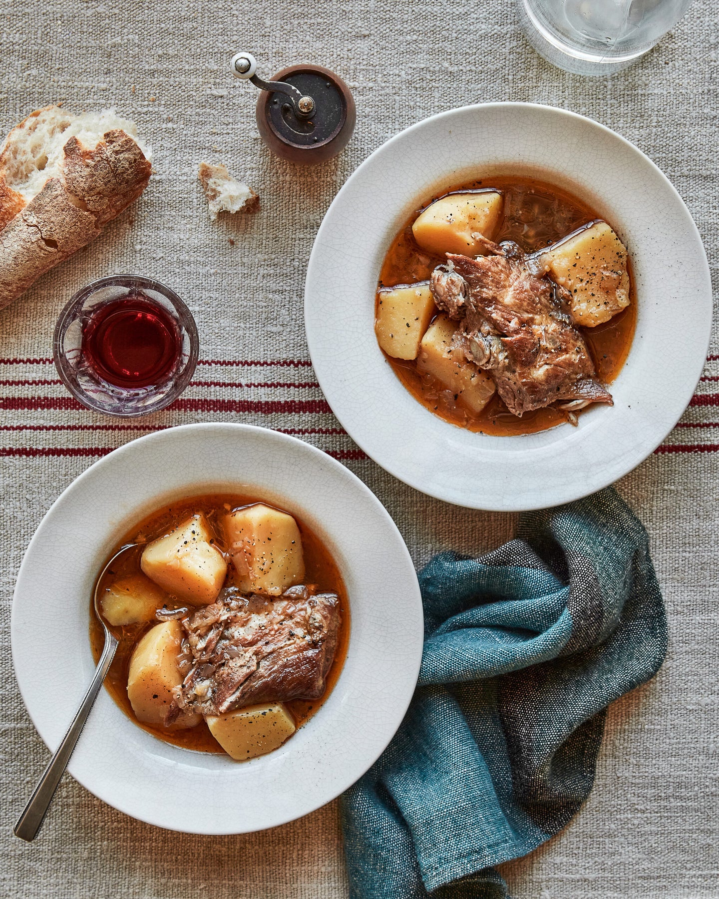 Smoky Spanish Pork Rib Stew with Potatoes and Pimentón