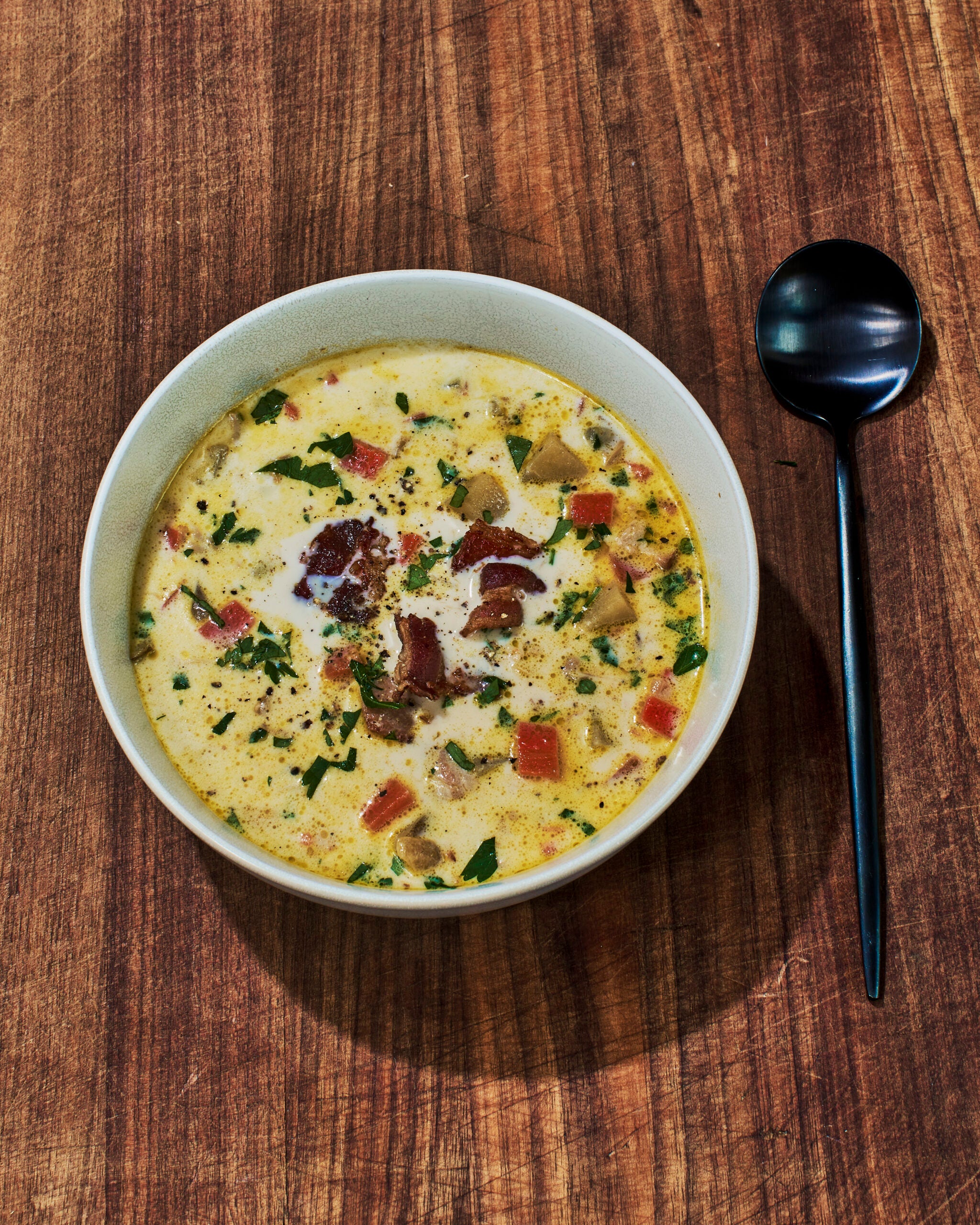 White Miso Clam Chowder