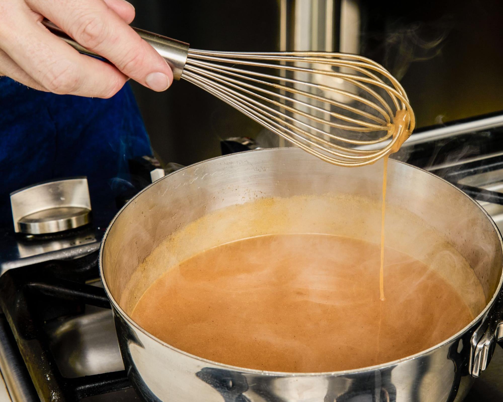 STEP 3: Whisk in the beurre manié.