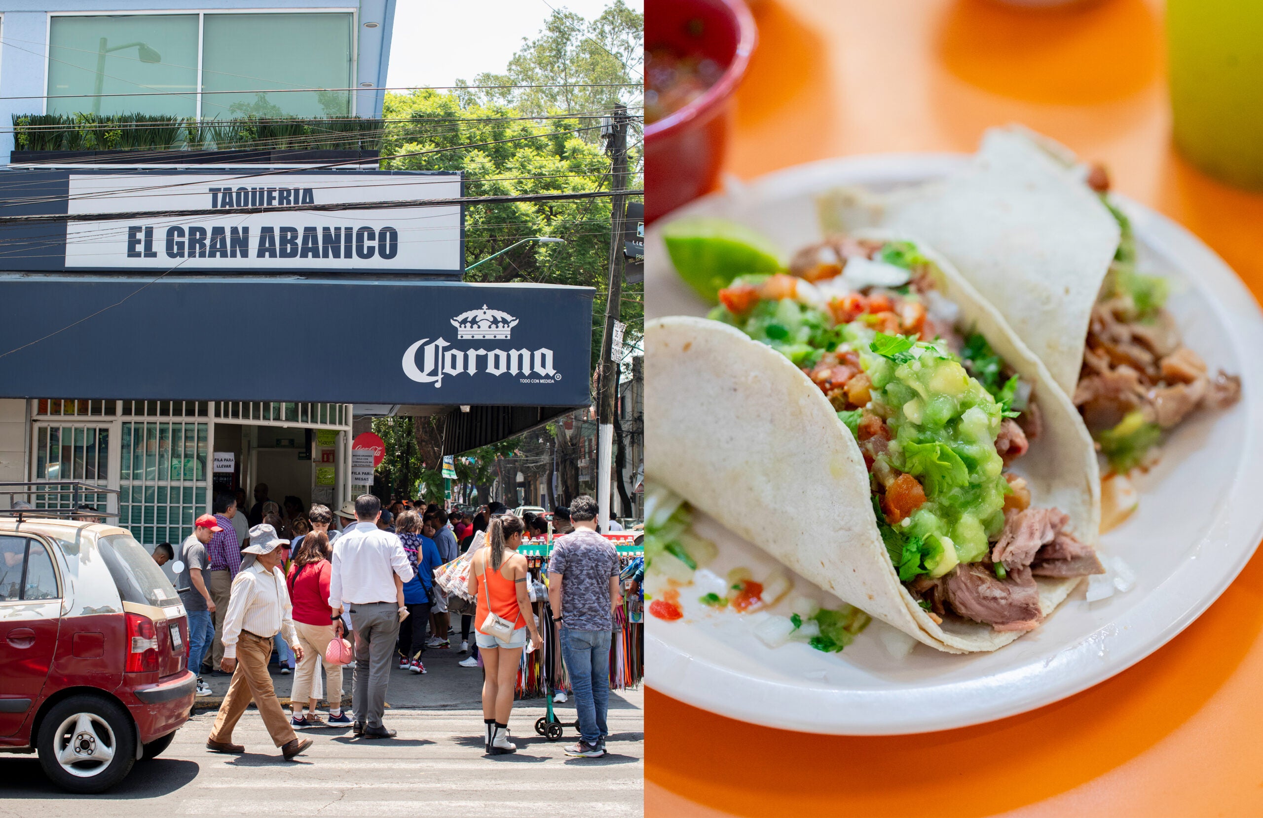 Taco de carnitas de buche y barriga