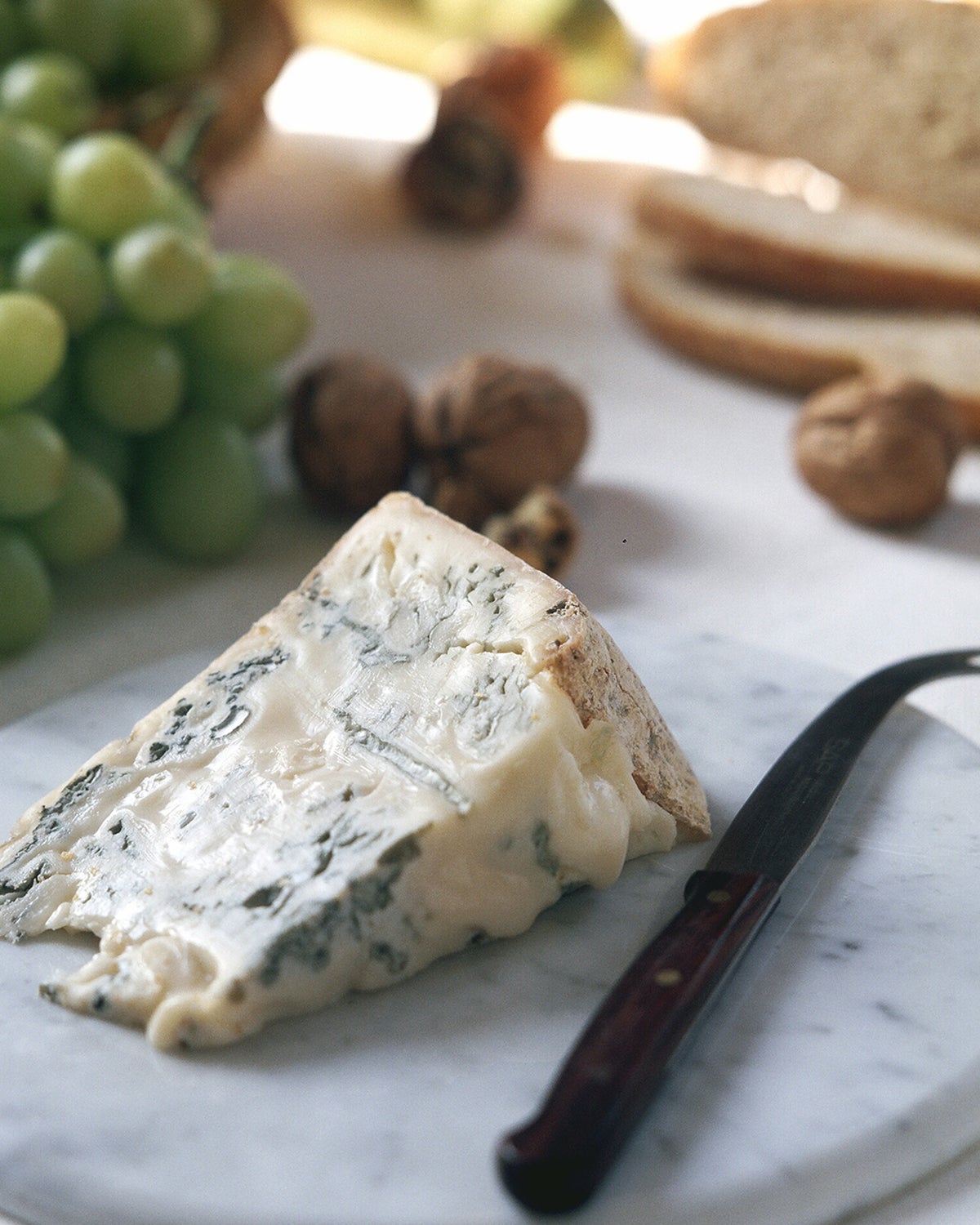 A wedge of Gorgonzola DOP