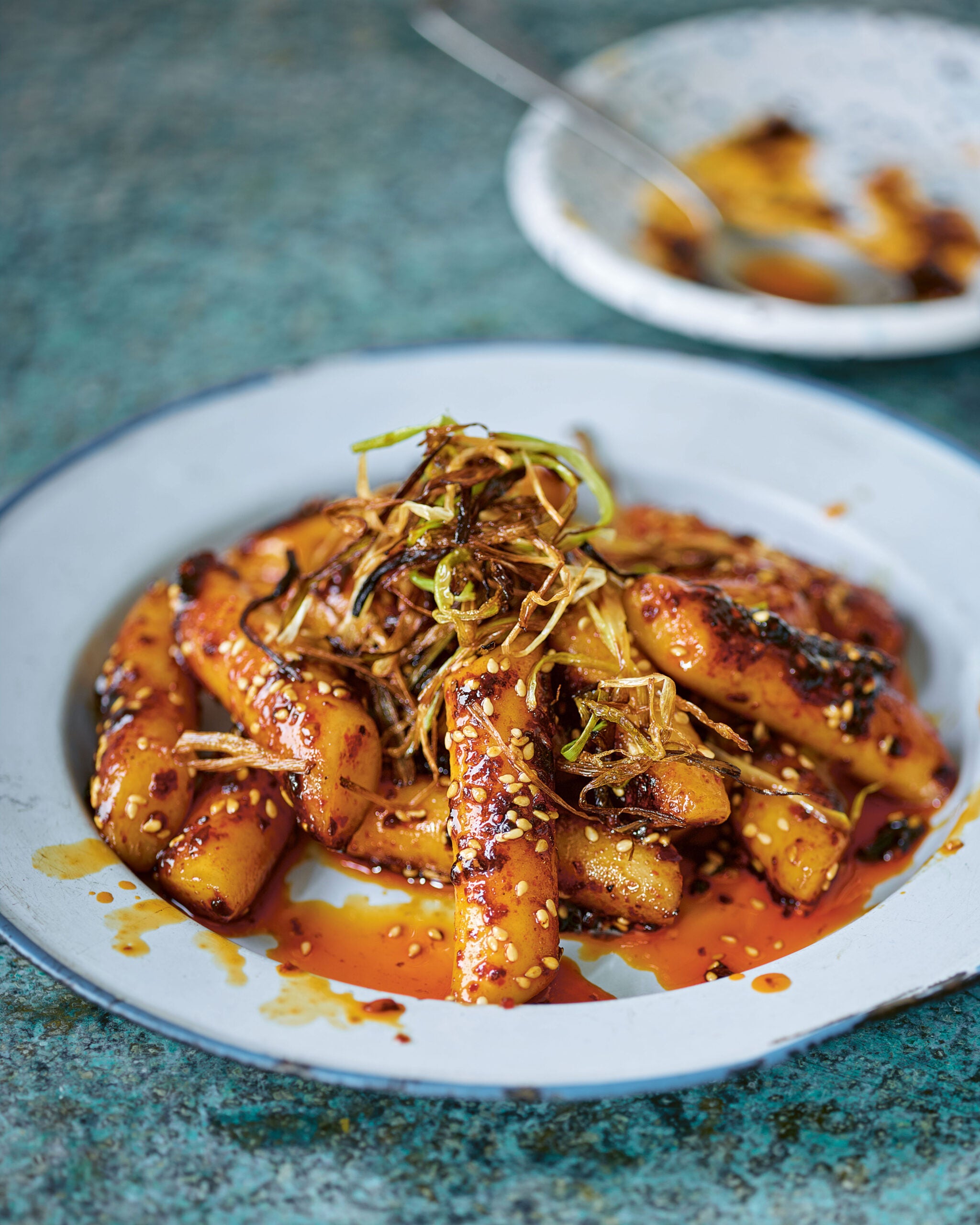 Tteokbokki with Chili Crisp and Honey