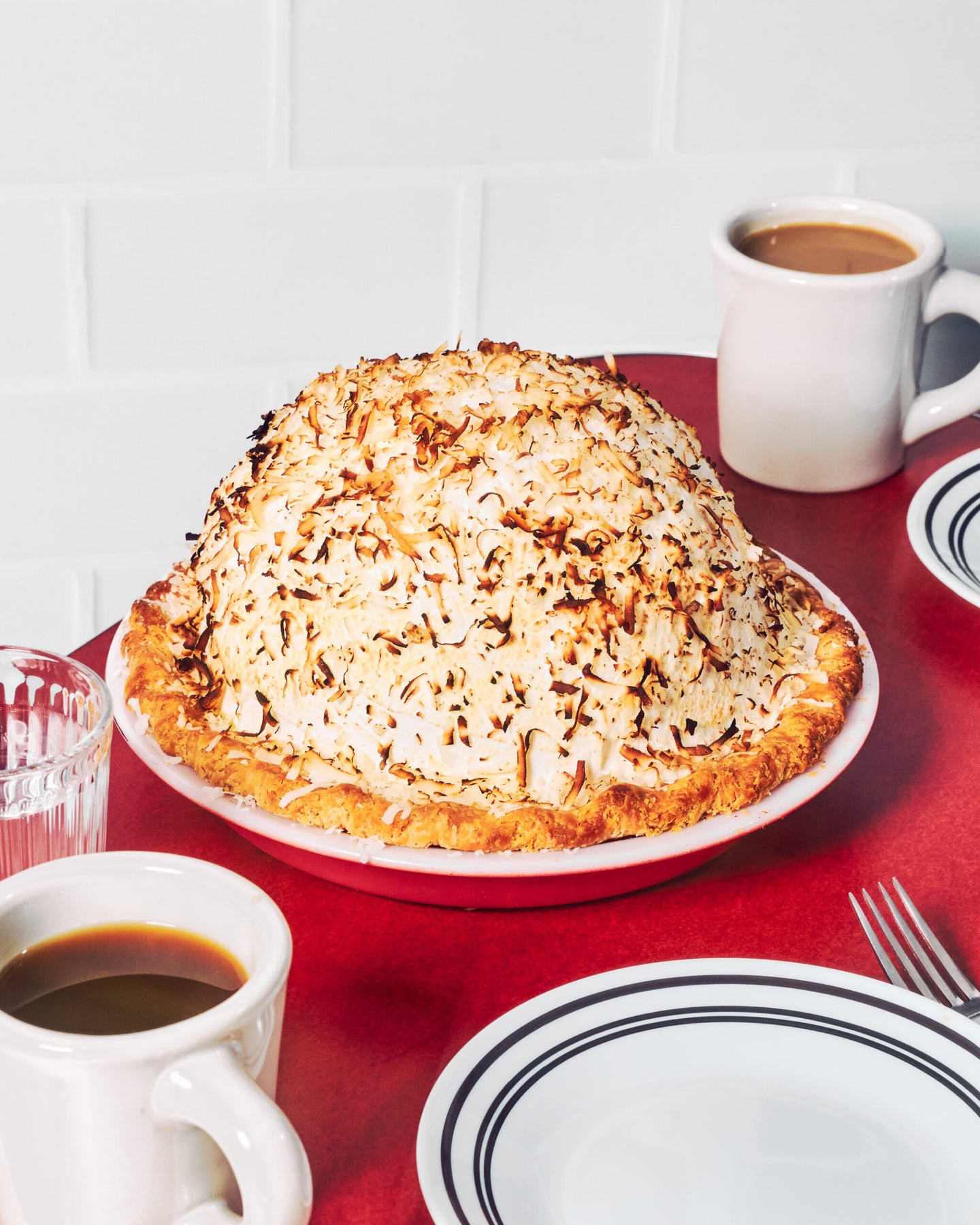 Toasted Coconut Meringue Pie